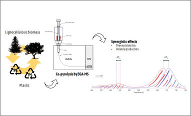 co pyrolysis biomass ega ms